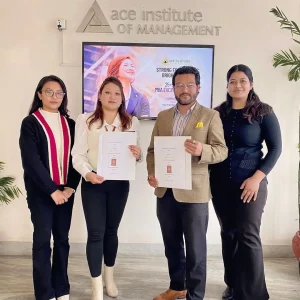 (MoU) was signed between Ace Institute of Management and The Nepal Distilleries Pvt. Ltd